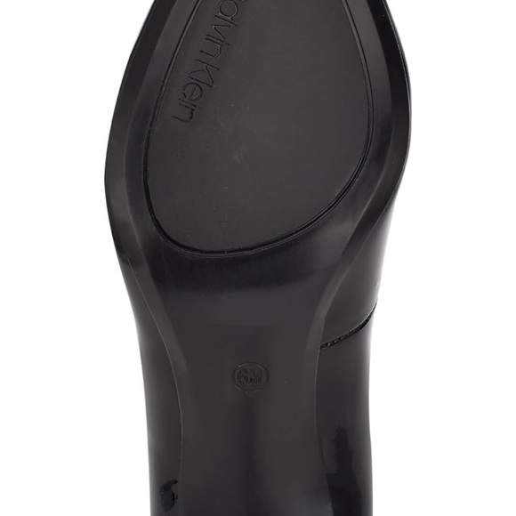 Calvin Klein Black Patent Leather Heels - Picture 4 of 6
